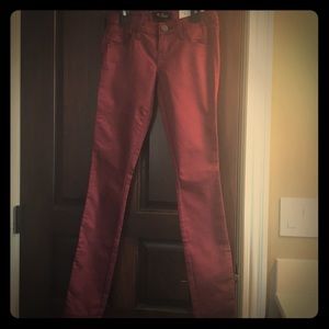 Guess Brand New Low Rise Skinny Red Jeans